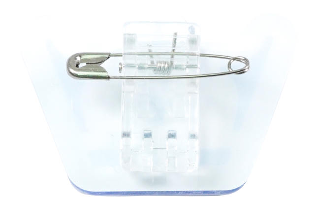 เข็มกลัดอะคริลิค ด้านหลัง (คลิป)