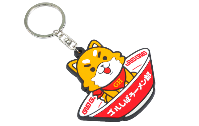 ตัวอย่างสีพวงกุญแจยาง